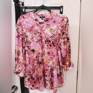 Cocomo Pink Floral Blouse